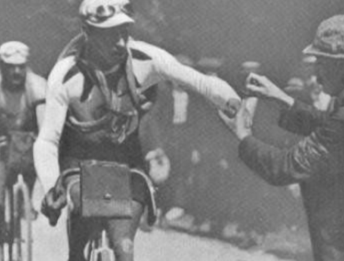 The mystery of the poisoned bottle at Tour de France 1911