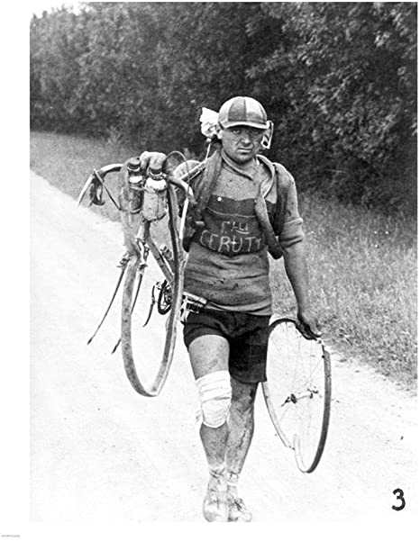 grumpy cyclist giusto cerutti during tour de France 1928