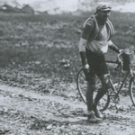 Octave Lapize alone in the nowhere during the very first Pyrenees stage at the Tour de France in 1910