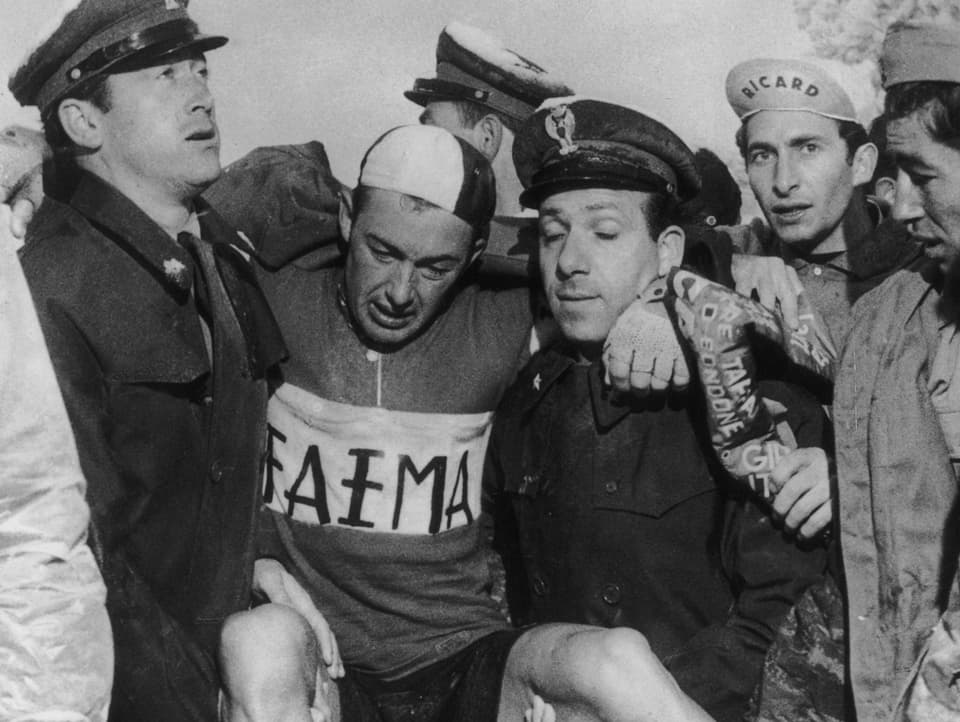 After climbing Monte Bondone Charly Gaul was so frozen he couldn't get off his bike alone, had to be lifted by others.