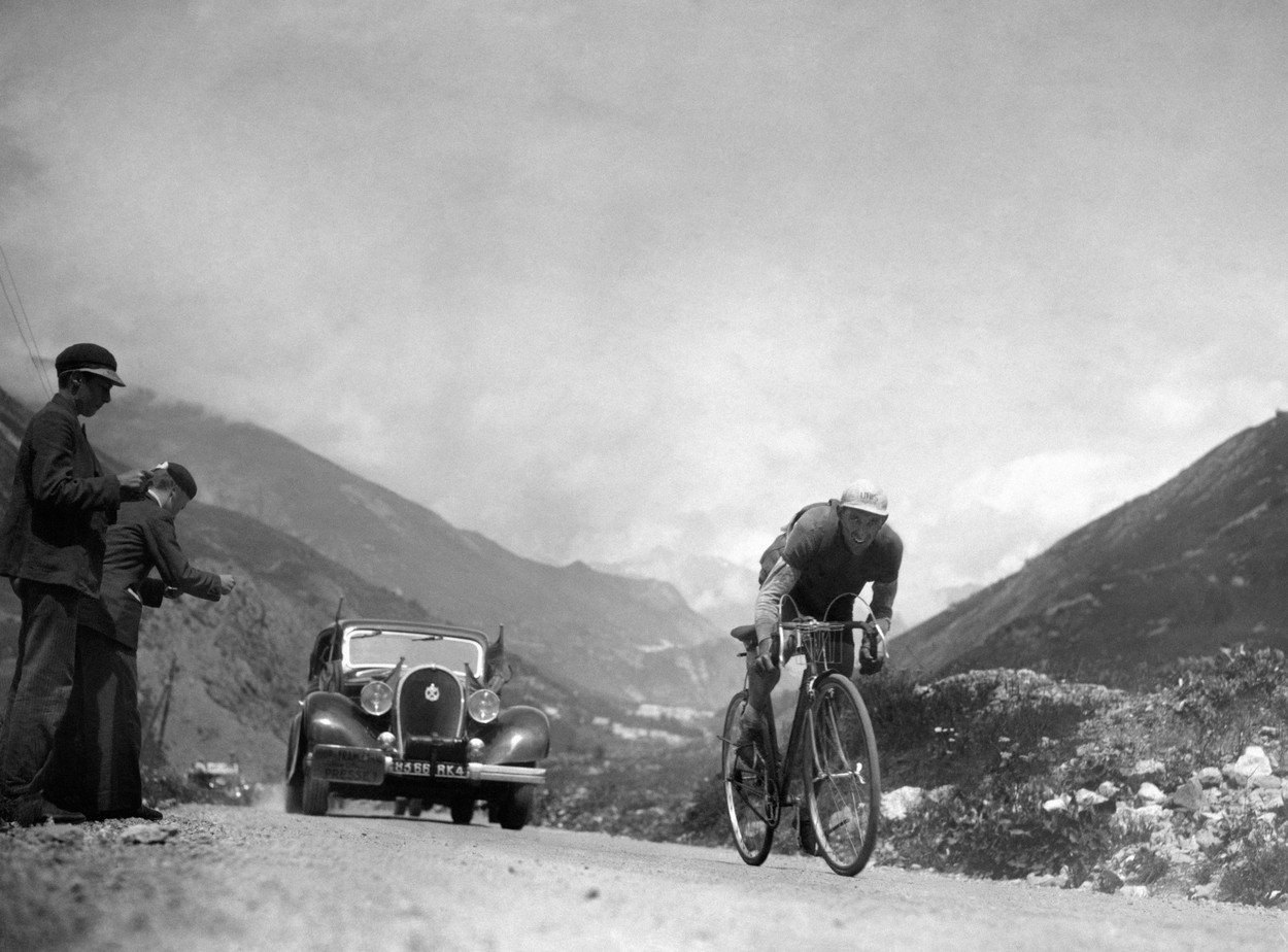 Fédérico Ezquerra on the Galibier (Tour de France 1936)